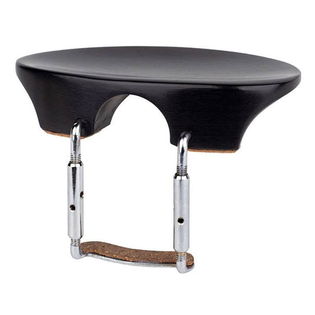 ELS CR-FL-12 violin chinrest 'Flesh'-model, 1/2, ebony