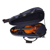 Leonardo VC-1744-BU Travel Series vioolkoffer 4/4 blauw