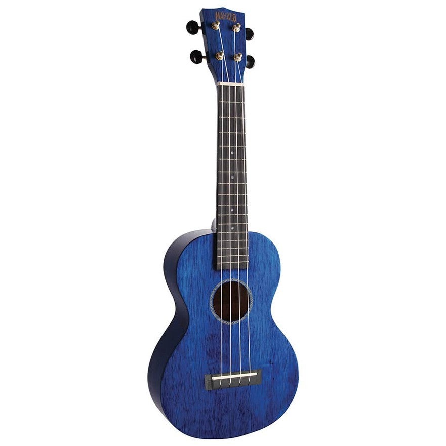 Mahalo MH2TBU Hano Series Concert Ukulele Transparant Blauw
