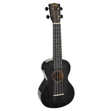 Mahalo MH2WTBK Hano Series Concert Ukulele Transparant Zwart Wide Neck