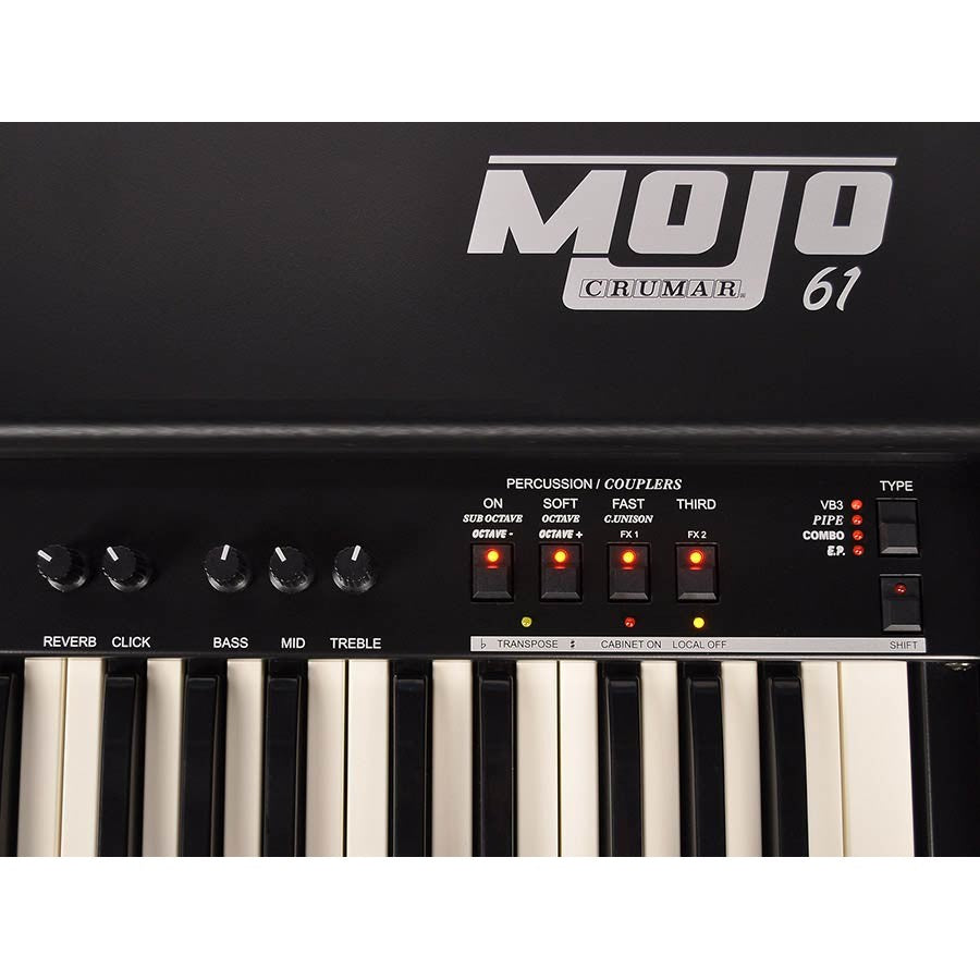 Crumar MOJO61 Virtueel Toonwielorgel Enkelklaviers met 61 Waterfall Toetsen
