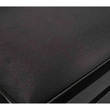 Boston PB1/1020 pianobank – verstelbare zitting, hoogglans zwart met velours bekleding