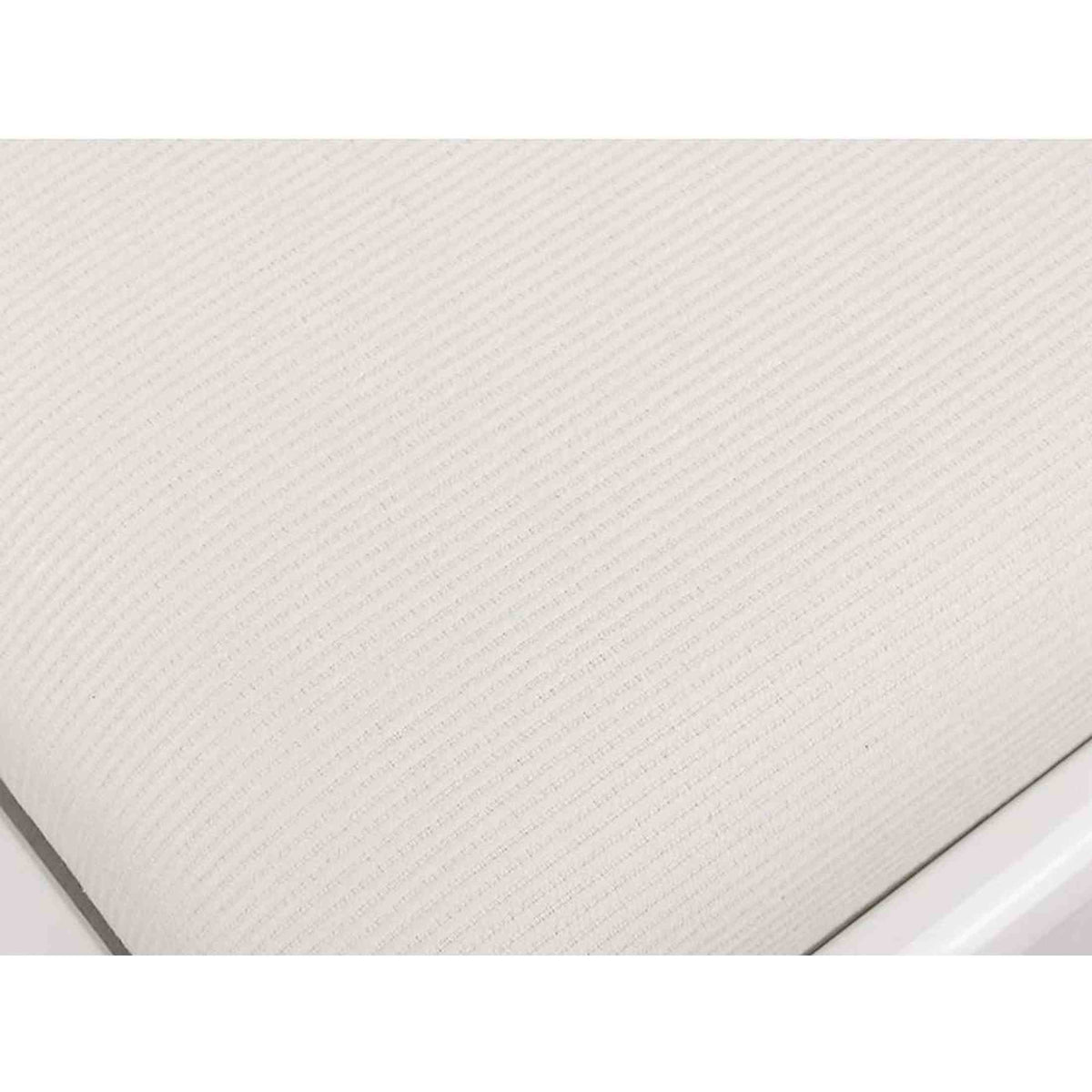 Boston PB1/3040 pianobank – verstelbare zitting, hoogglans wit met witte velours bekleding