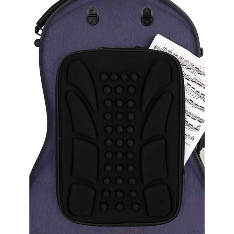 Leonardo CC-644-BU Student Series cellokoffer 4/4 PVC sandwich 4,5 kg geborsteld blauw
