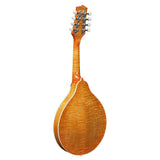 Richwood RMA-110-VS A-Style Mandoline – Massief Sparren & Gevlamd Esdoorn, Amber Sunburst