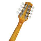 Richwood RMA-110-VS A-Style Mandoline – Massief Sparren & Gevlamd Esdoorn, Amber Sunburst