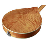 Richwood RMA-110-VS A-Style Mandoline – Massief Sparren & Gevlamd Esdoorn, Amber Sunburst