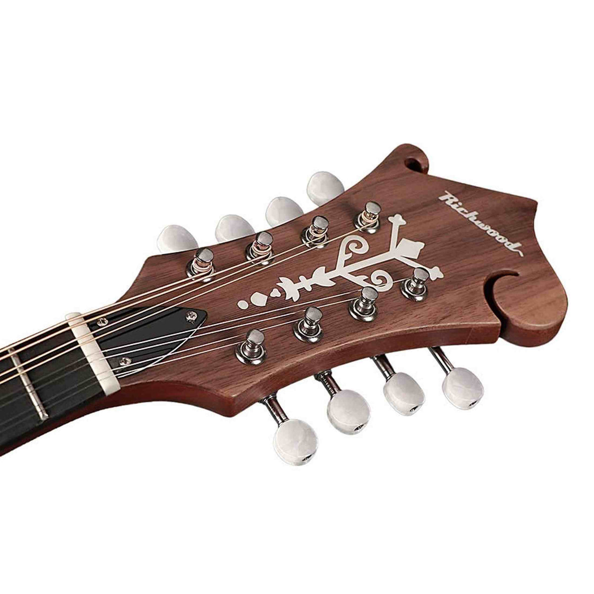 Richwood RMF-80-NT F-Style Mandoline – Massief Sparren & Mahonie, Naturel Satijn