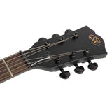 SX EE3S-SBK elektrische gitaar – LP Studio stijl, 2 humbuckers, lindenhout, mat zwart