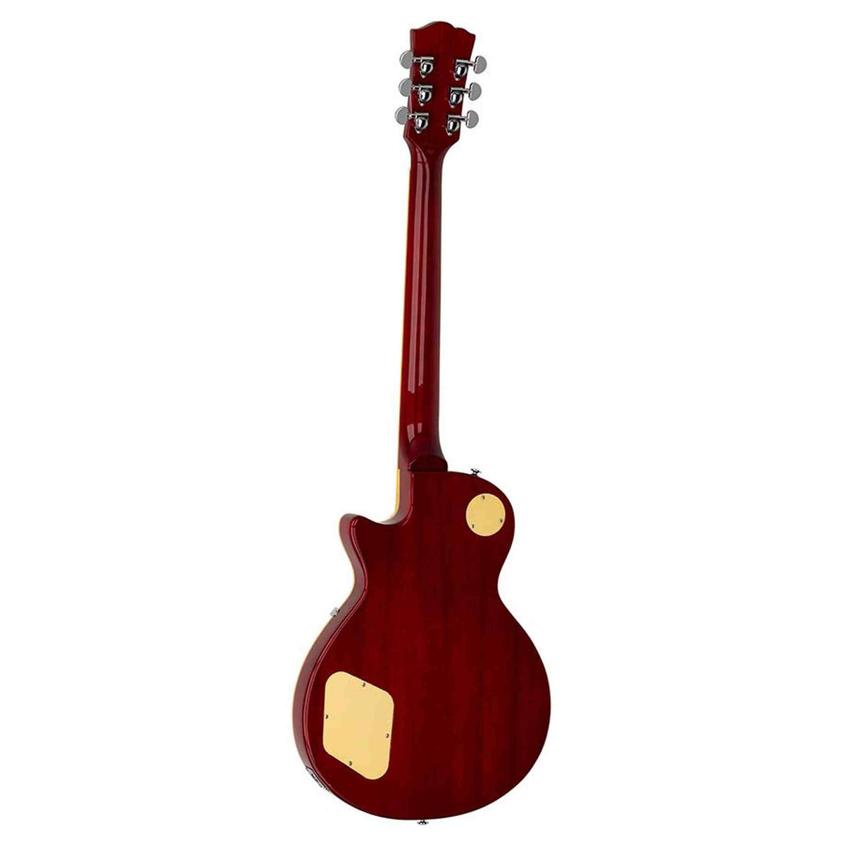 SX EF3D-CS elektrische gitaar – LP Standard stijl, 2 humbuckers, mahonie/esdoorn, Cherry Sunburst