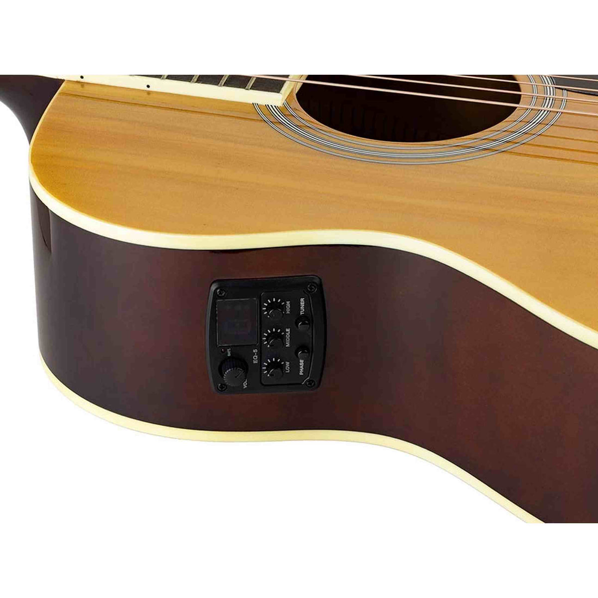 Richwood RA-12-CE Artist Series Akoestische Gitaar auditorium model met actieve EQ naturel