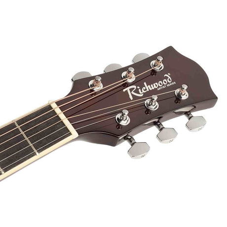 Richwood RA-12-CESB Artist Series Akoestische Gitaar auditorium model met actieve EQ sunburst