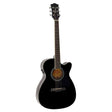 Richwood RA-12-CEBK Artist Series Akoestische Gitaar auditorium cutaway met actieve EQ zwart