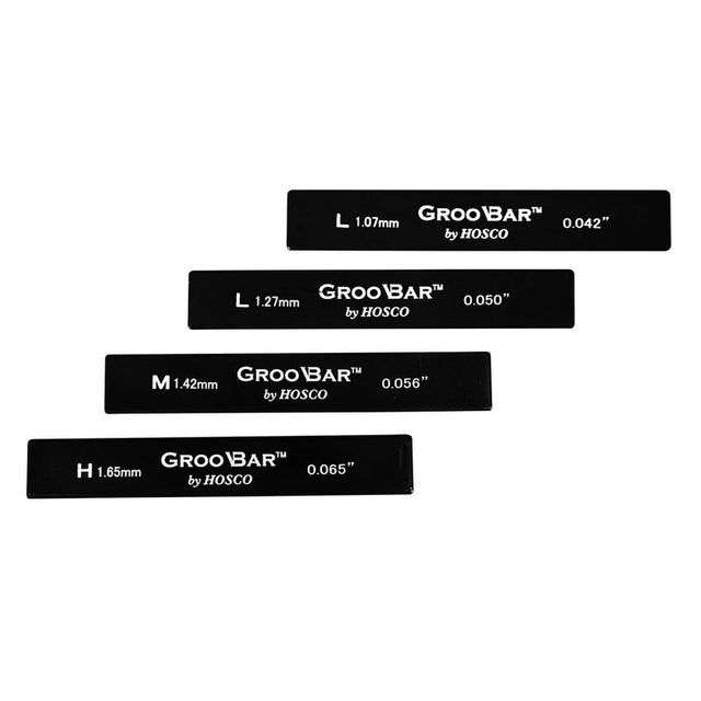 Hosco H-GB4 Groobar Set Hulpmiddel voor Nut Slot Hoogte