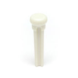 Graph Tech PP-4000-00 Presentation style bridge pins, set of 6, white