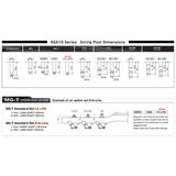 Gotoh GTH14777 SGS510Z stemmechanieken met L5 knoppen, 3L3R, goud