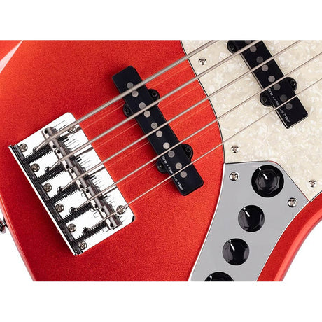 Sire V7+ A5/BMR Marcus Miller 2nd Gen 5-snarige Bright Metallic Red basgitaar