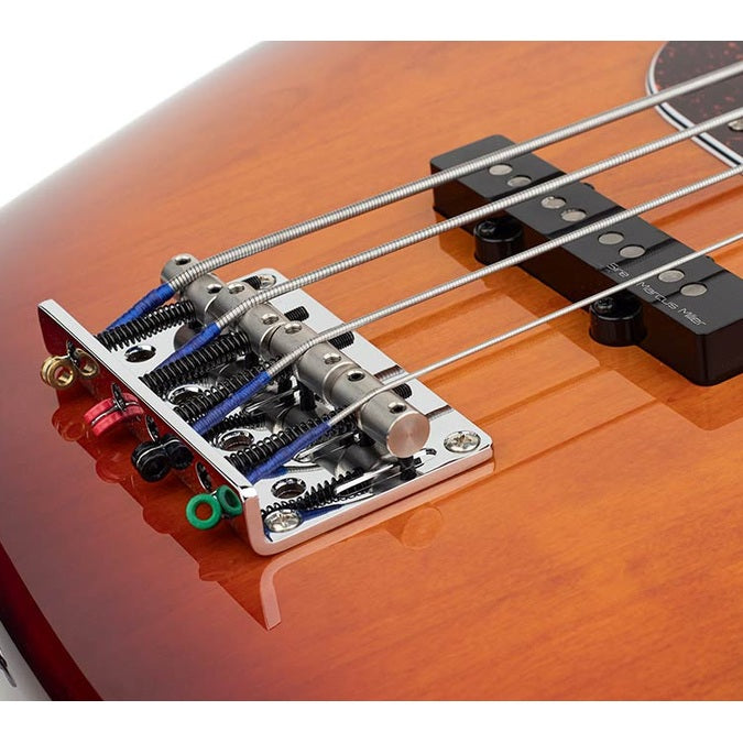 Sire V7+ A4F/TS Marcus Miller 2nd Gen fretless 4-snarige basgitaar Tobacco Sunburst
