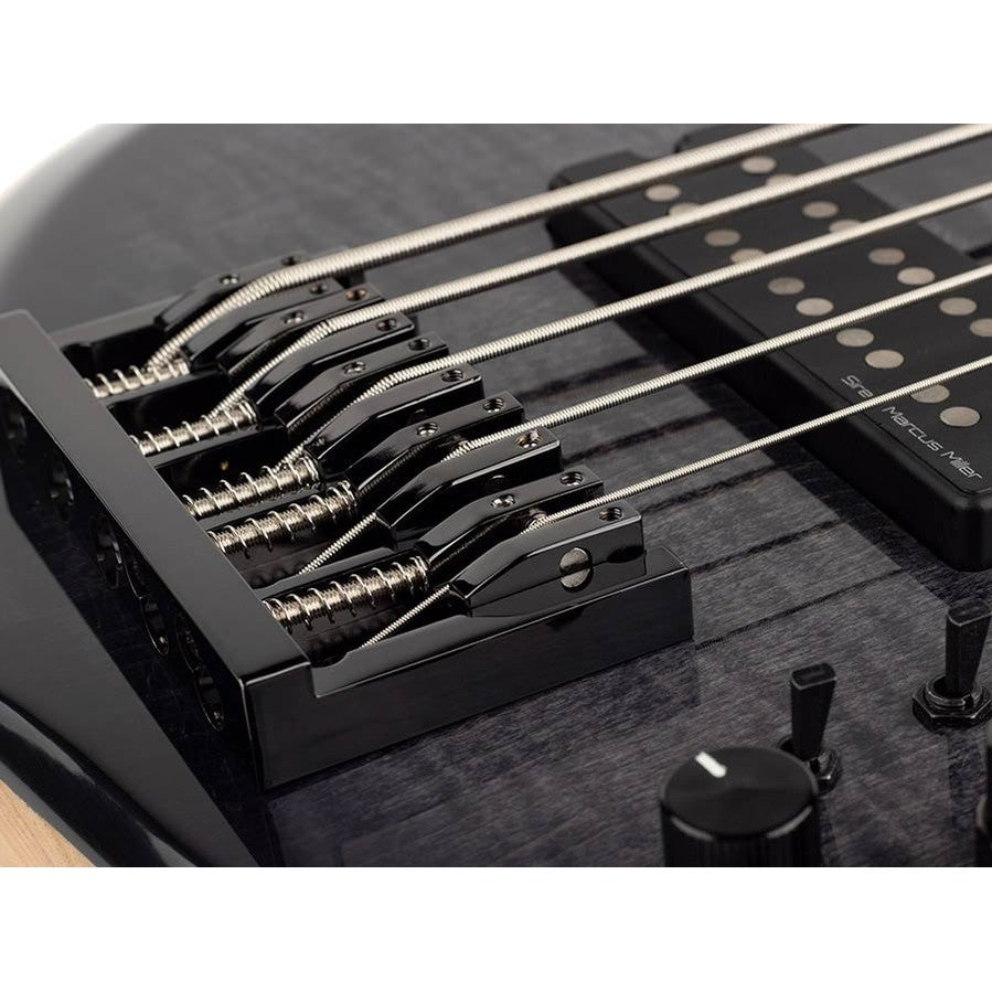 Sire M7+ S5/TBK Marcus Miller 5-Snarige Basgitaar Transparent Black