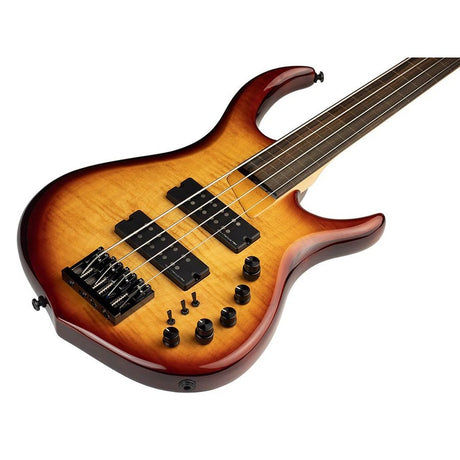 Titel: Sire M7+ A4F/BRS Marcus Miller fretless Basgitaar Brown Burst