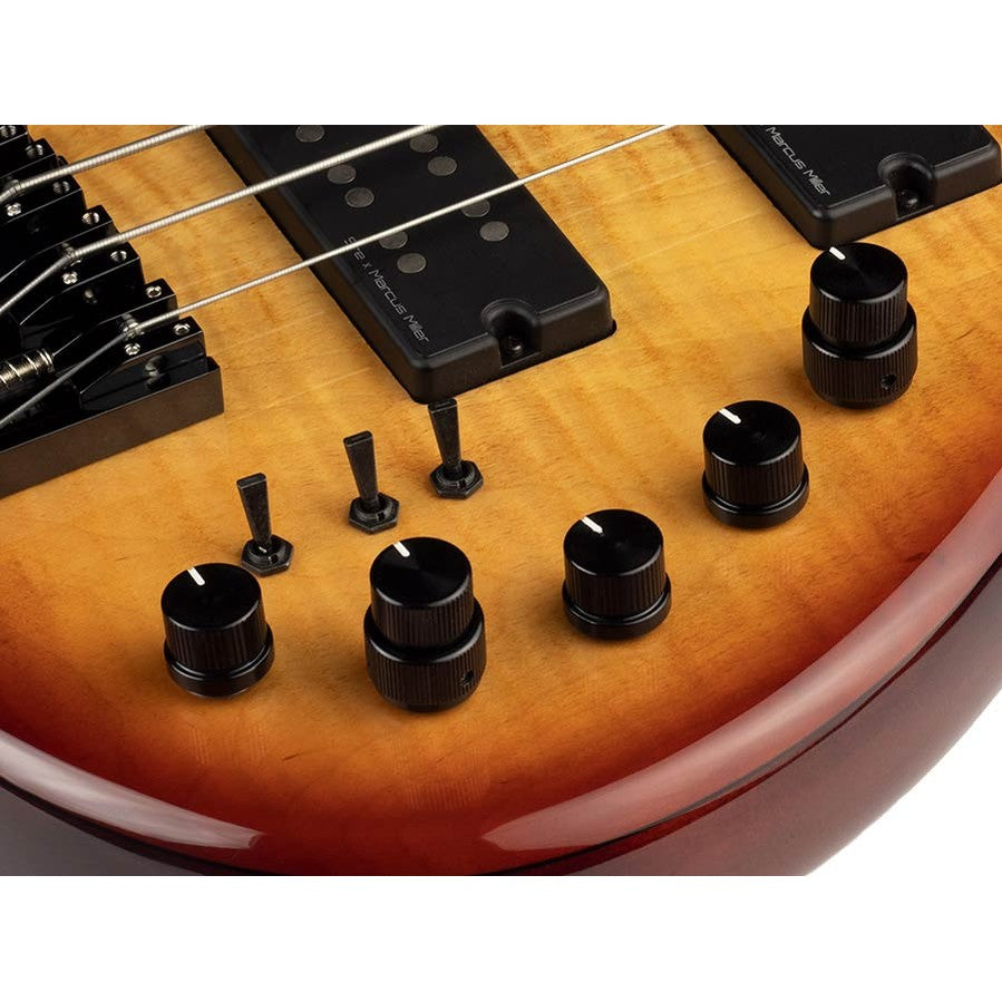 Titel: Sire M7+ A4F/BRS Marcus Miller fretless Basgitaar Brown Burst
