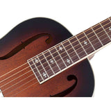 Royall HB12/SB Hobo Resonator 12-Fret – Mahonie, Sunburst, Biscuit Cone, Softcase