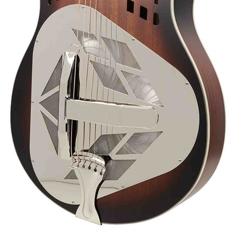 Royall DLT12/DSB Delta Tricone Resonator 12-Fret – Mahonie, Sunburst, Tricone, Softcase