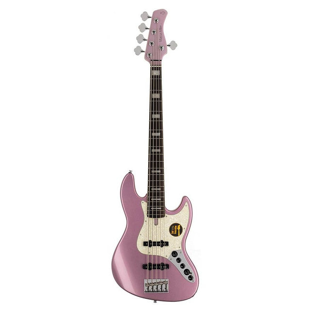 Sire V7+ A5/BUR Marcus Miller 2nd Gen 5-snarige Burgundy Mist basgitaar