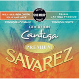 Savarez 510-MRJP snaren set classic, New Cristal E1+B2, Alliance G3, Cantiga Premium basses, mixed tension