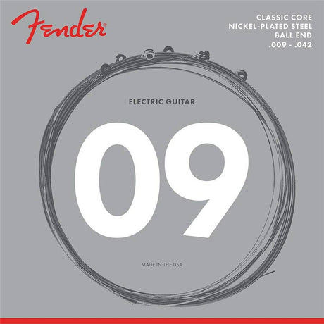 Fender F-255L snaren set elektrisch, nickel plated steel, light, ball ends, 009-011-016-024-032-042