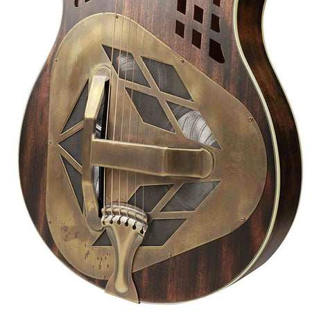 Royall CH12/BRS Chess Cutaway Tricone Resonator 12-Fret – Okoumé, Brown Satin, Tricone, Softcase
