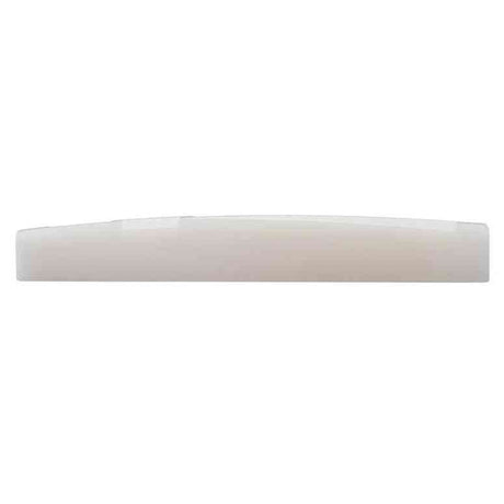 Boston BBS-9U Brugzadel van ongebleekt been voor folkgitaar 73,5x10x3 mm, 14" radius