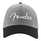 Fender 9190121000 Hipster Dad Hat – Grijs/Zwart, One Size