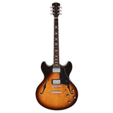 Sire Guitars H7/VS electrische archtop gitaar, esdoorn, vintage sunburst