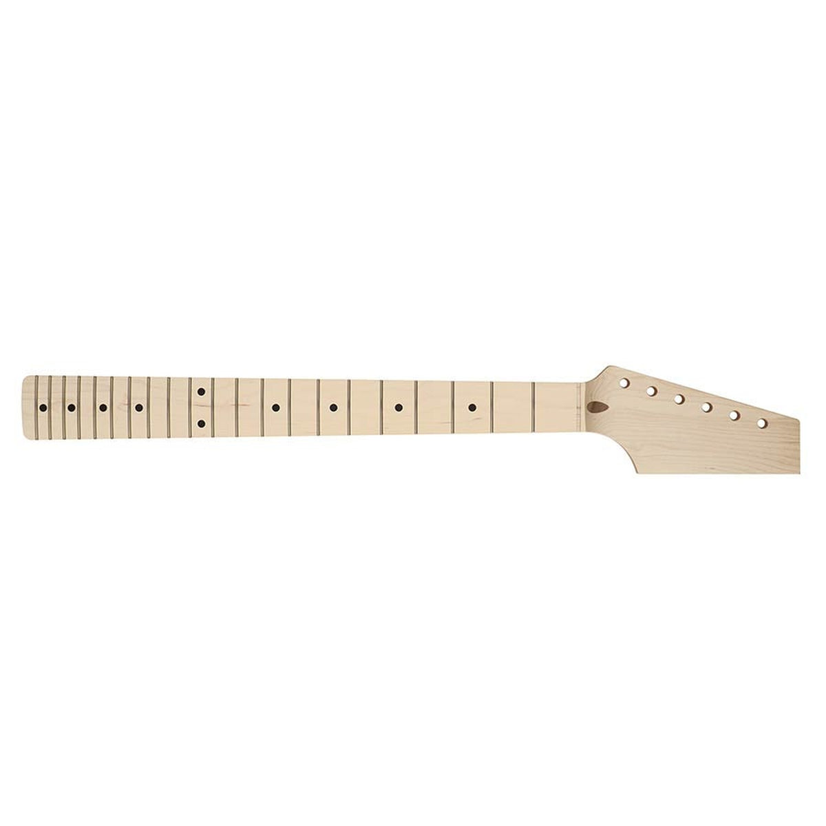 Boston JTN21M-C contemporary neck, made in Japan, TE style, all maple, half paddle, 9,5" radius, 6105 fretwire