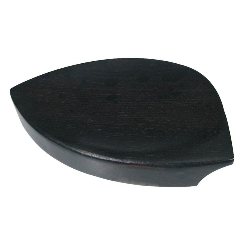 ELS CR-022E chinrest 'kaufman'-style, made in India, ebony, no screws, no cork