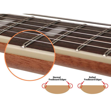 Sire Guitars H7L/CS Elektrische archtop gitaar linkshandig kersen sunburst
