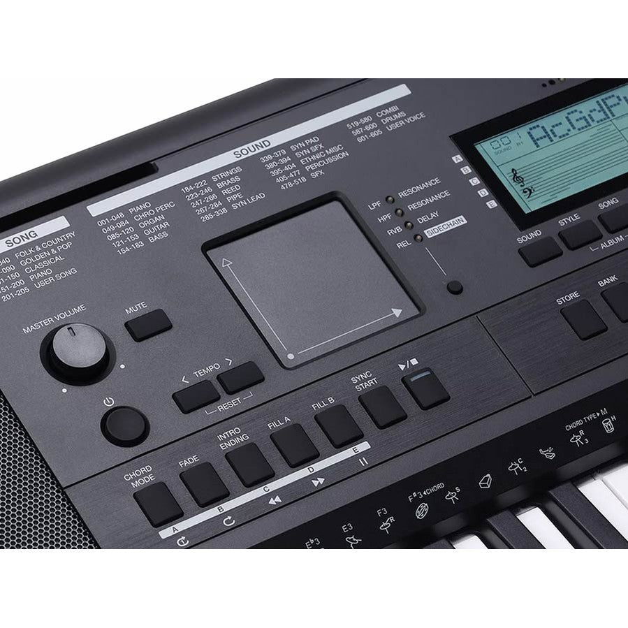 Medeli MK401 Keyboard – 61 Aanslaggevoelige Toetsen met Sampler en 600 Klanken