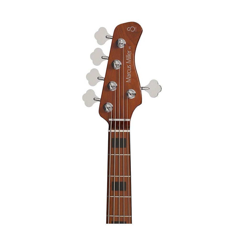 Sire V5 A5/VWH Marcus Miller 5-snarige Basgitaar Vintage White