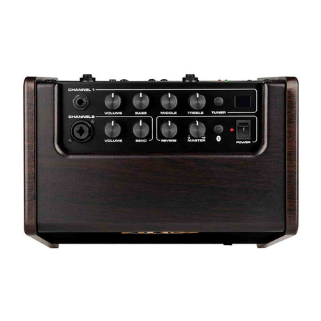 NUX AC-25 akoestische gitaarversterker 25W 2 kanalen Bluetooth met accu