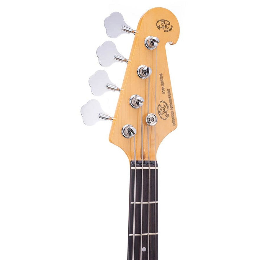 SX SPB62-VWH Retro Series 62 P-Style Elektrische Basgitaar Vintage White
