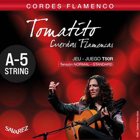 Savarez T55-R A-5 snaar, from Tomatito signature set, flamenco, normal tension