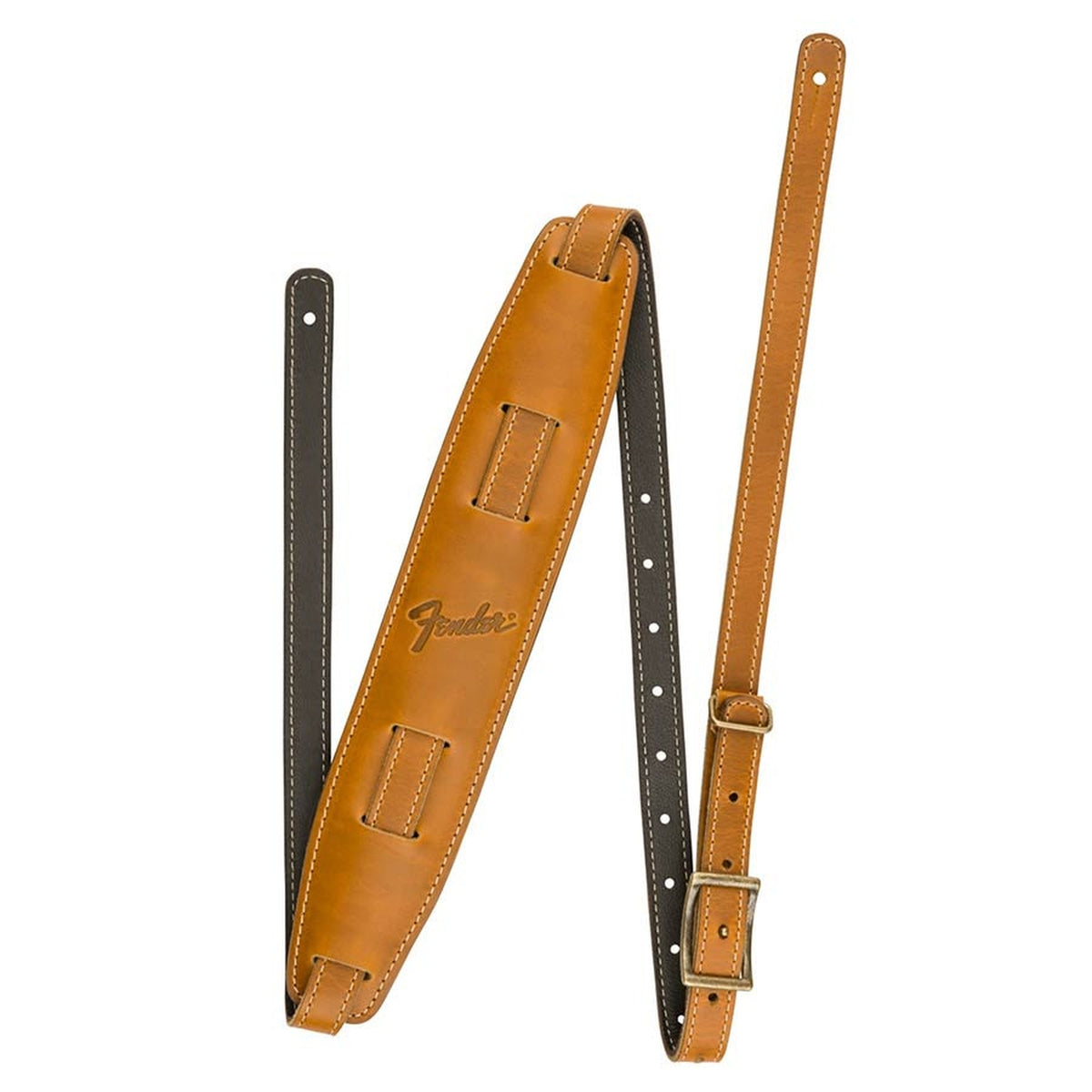Fender 990689150 long vintage saddle strap, butterscotch