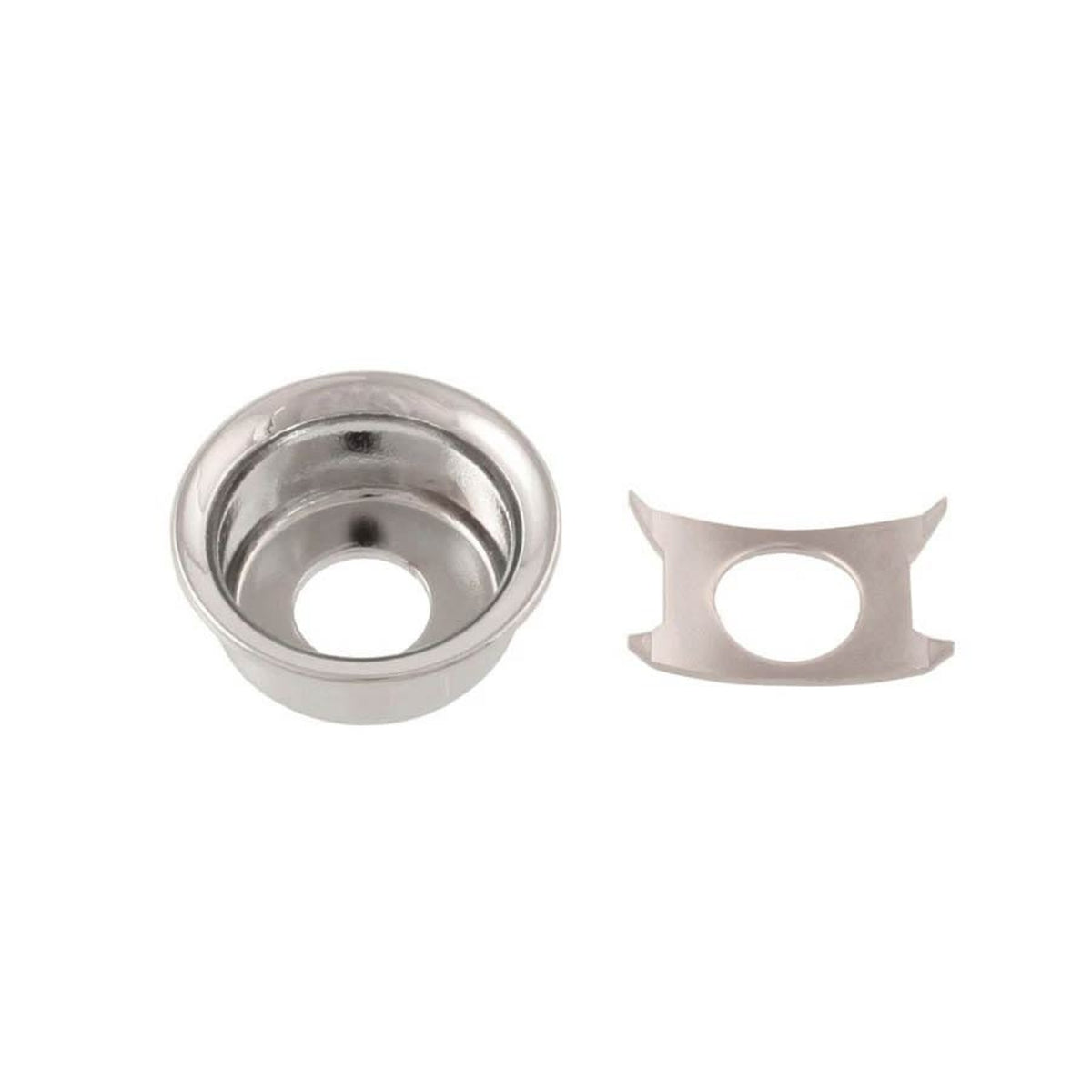 Allparts AP0275001 input cup jack plate for Telecaster®, nickel