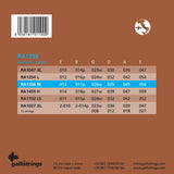 Galli RA1356 snaren set acoustic 80/20 bronze wound, medium, 013-017-026-035-045-056