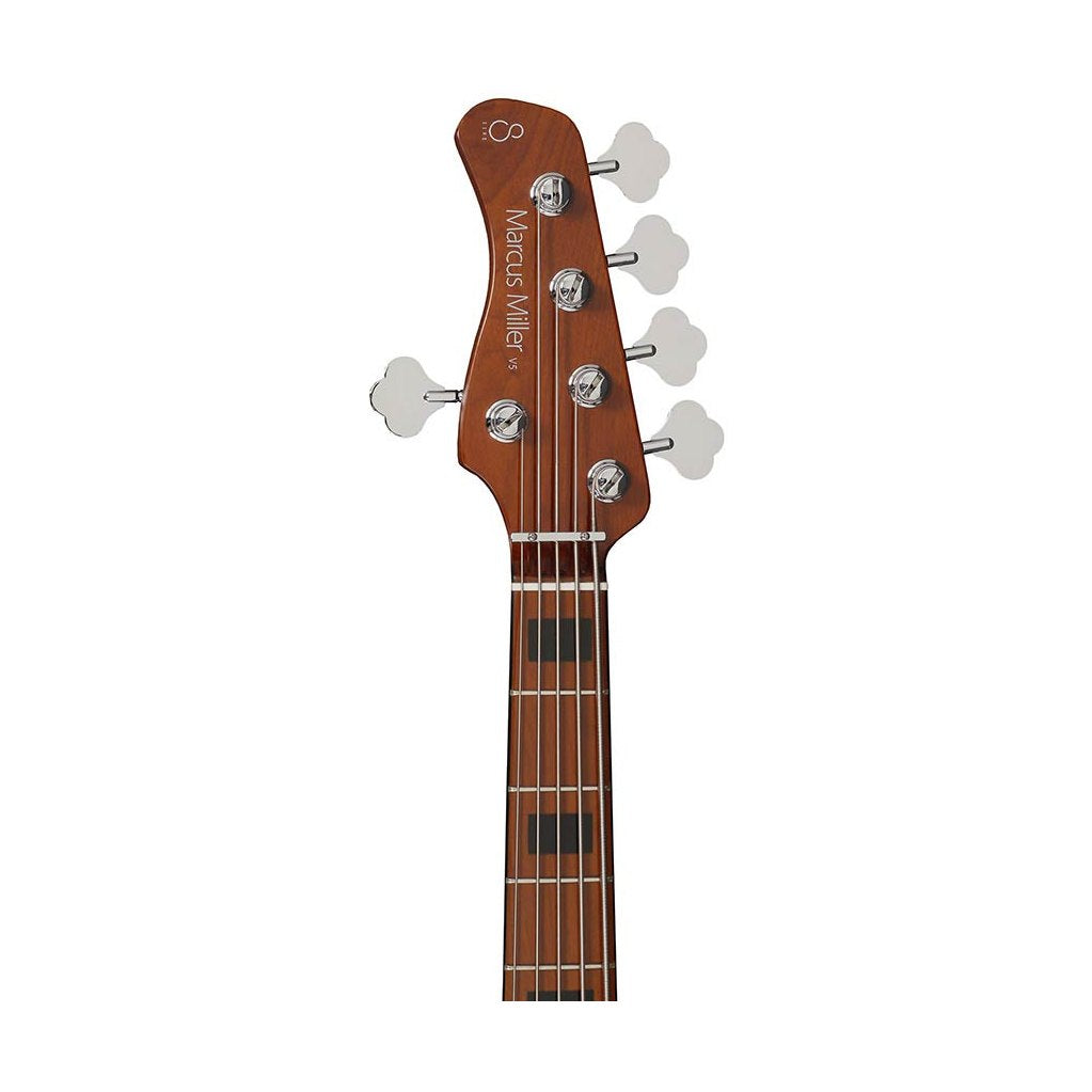 Sire V5 A5L/VWH Marcus Miller Linkshandige 5-snarige Basgitaar Vintage White
