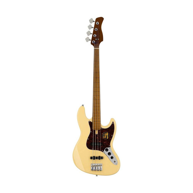 Sire V5 A4F/VWH Marcus Miller Fretless 4-snarige Basgitaar Vintage White
