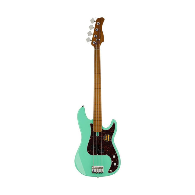 Sire P5 A4F/MLG Marcus Miller fretless basgitaar 4-snarig passief elzen mild green