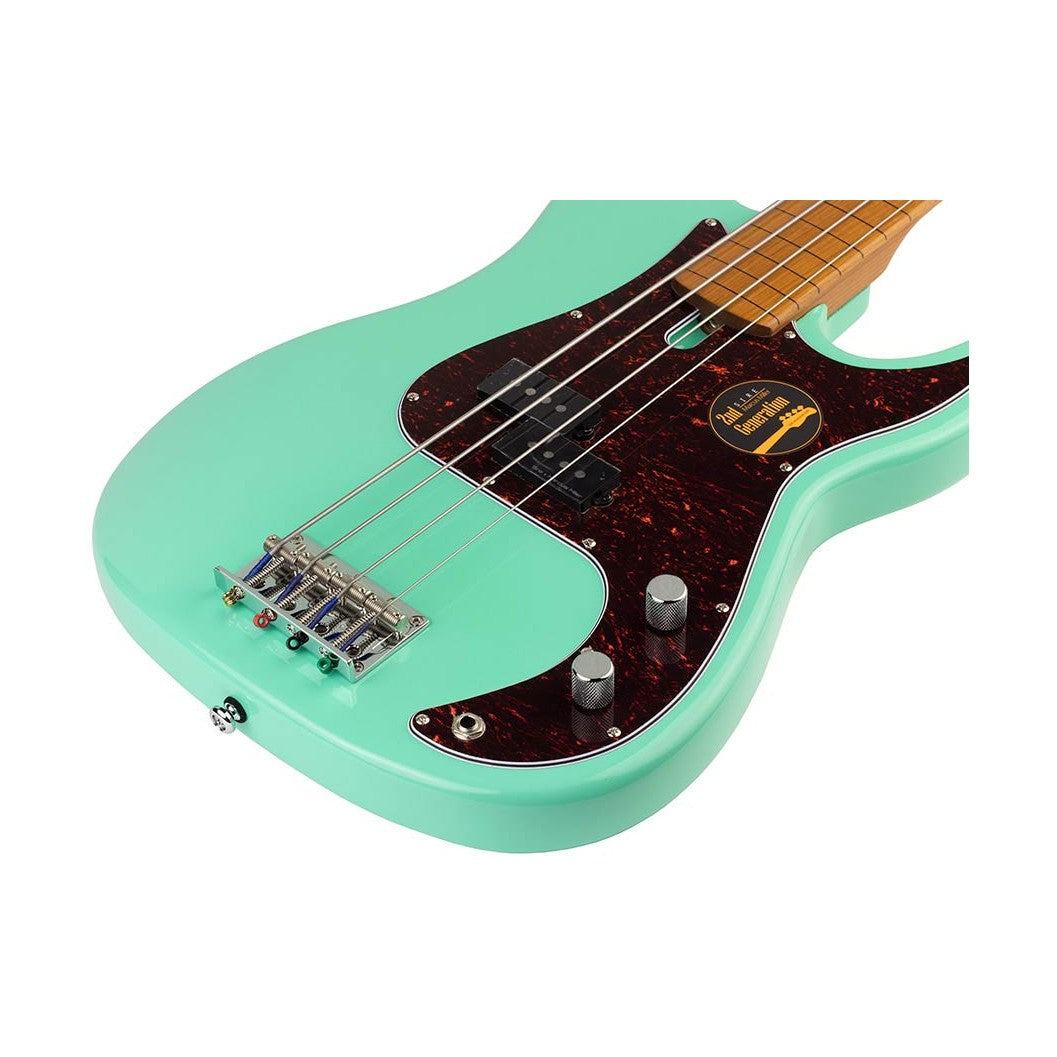 Sire P5 A4F/MLG Marcus Miller fretless basgitaar 4-snarig passief elzen mild green