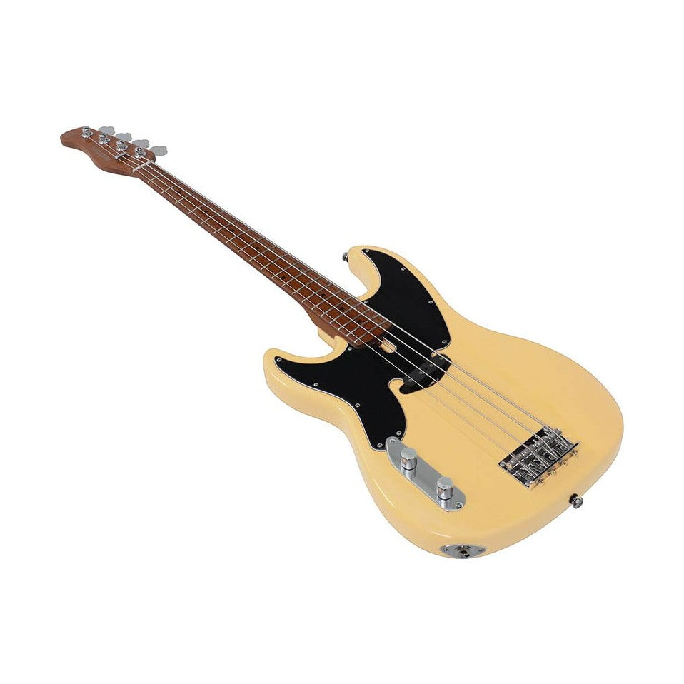 Sire D5 A4L/VW Marcus Miller linkshandige basgitaar 4 snarig passief elzen vintage white